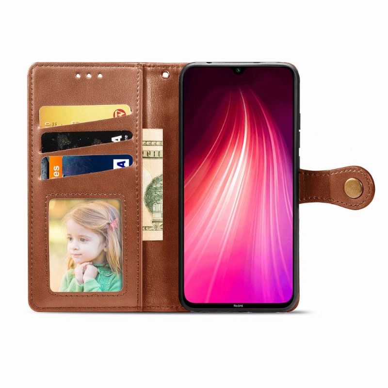 Flipové Pouzdro Na Xiaomi Redmi Note 8 2021 Držák Karet Z Umělé Kůže Indila