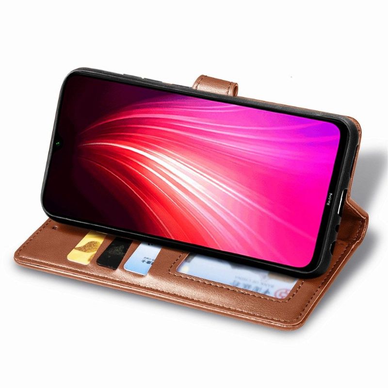 Flipové Pouzdro Na Xiaomi Redmi Note 8 2021 Držák Karet Z Umělé Kůže Indila