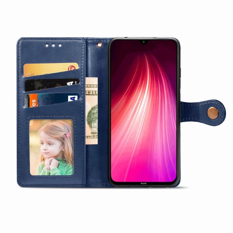 Flipové Pouzdro Na Xiaomi Redmi Note 8 2021 Držák Karet Z Umělé Kůže Indila