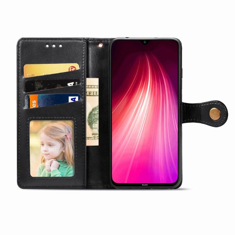 Flipové Pouzdro Na Xiaomi Redmi Note 8 2021 Držák Karet Z Umělé Kůže Indila