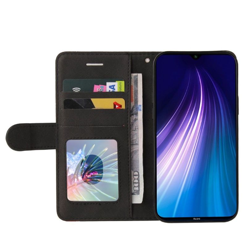 Flipové Pouzdro Na Xiaomi Redmi Note 8 2021 Dvoubarevné Umělecké