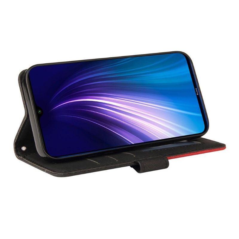 Flipové Pouzdro Na Xiaomi Redmi Note 8 2021 Dvoubarevné Umělecké