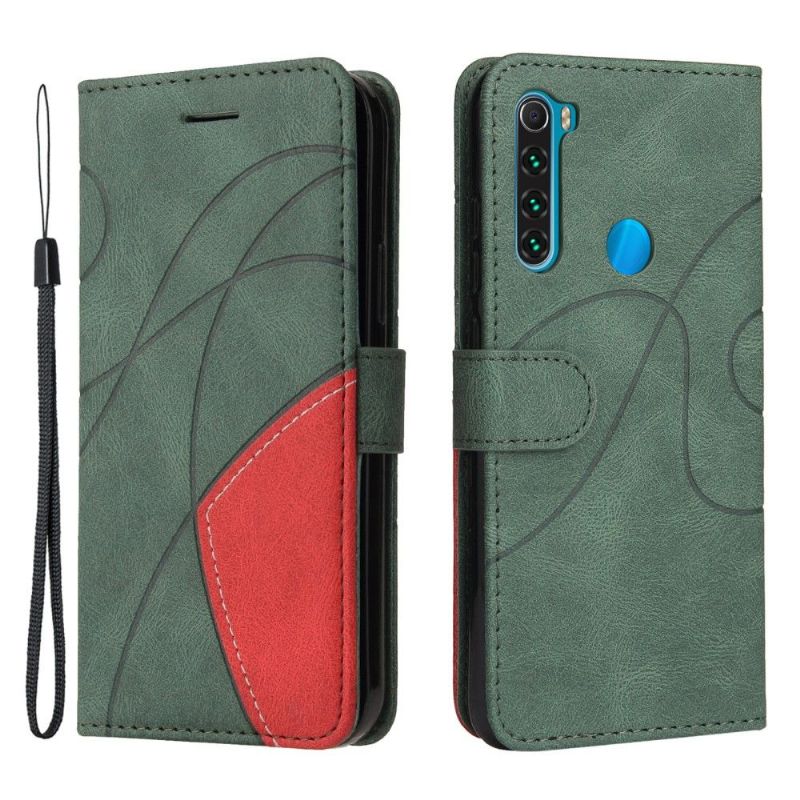 Flipové Pouzdro Na Xiaomi Redmi Note 8 2021 Dvoubarevné Umělecké