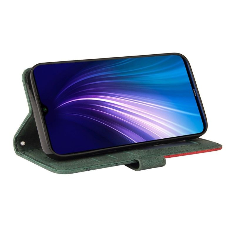 Flipové Pouzdro Na Xiaomi Redmi Note 8 2021 Dvoubarevné Umělecké