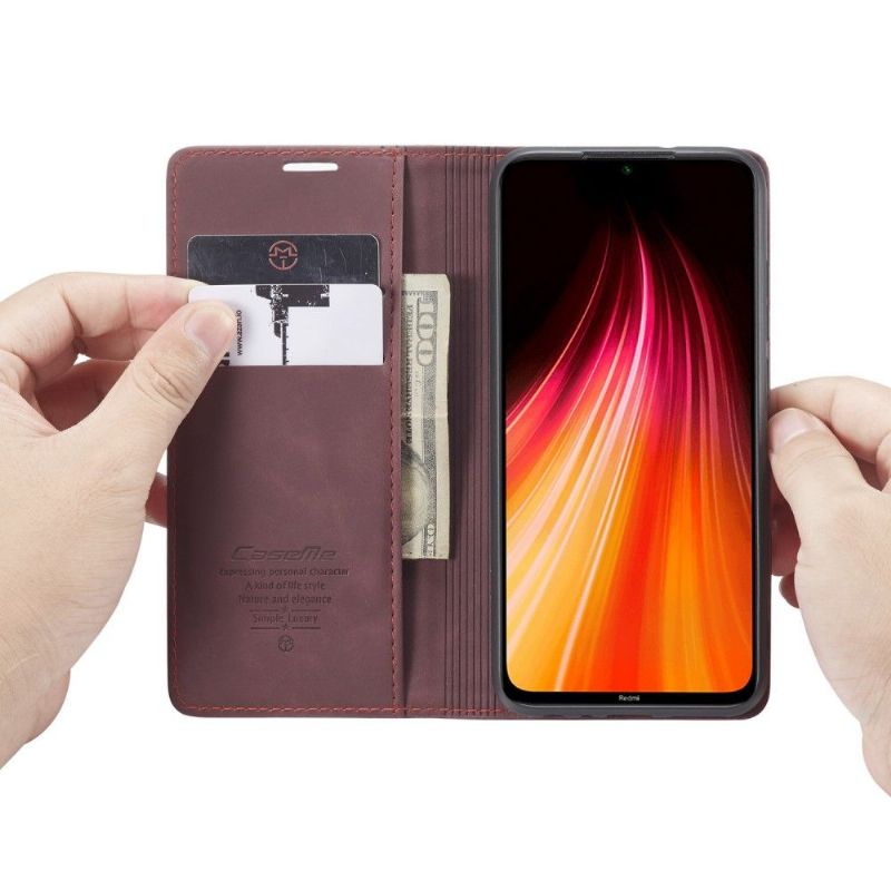 Flipové Pouzdro Na Xiaomi Redmi Note 8 2021 Retro Golias Z Imitace Kůže