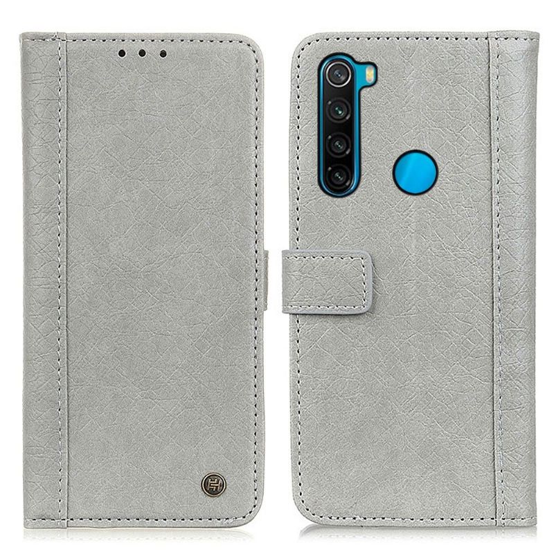 Flipové Pouzdro Na Xiaomi Redmi Note 8 2021 Umělá Kůže Nosorožce