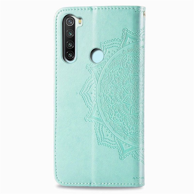 Kožené Pouzdro Na Xiaomi Redmi Note 8 2021 Mandala Reliéf Z Umělé Kůže