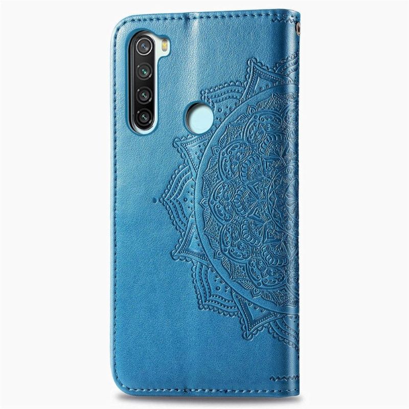 Kožené Pouzdro Na Xiaomi Redmi Note 8 2021 Mandala Reliéf Z Umělé Kůže