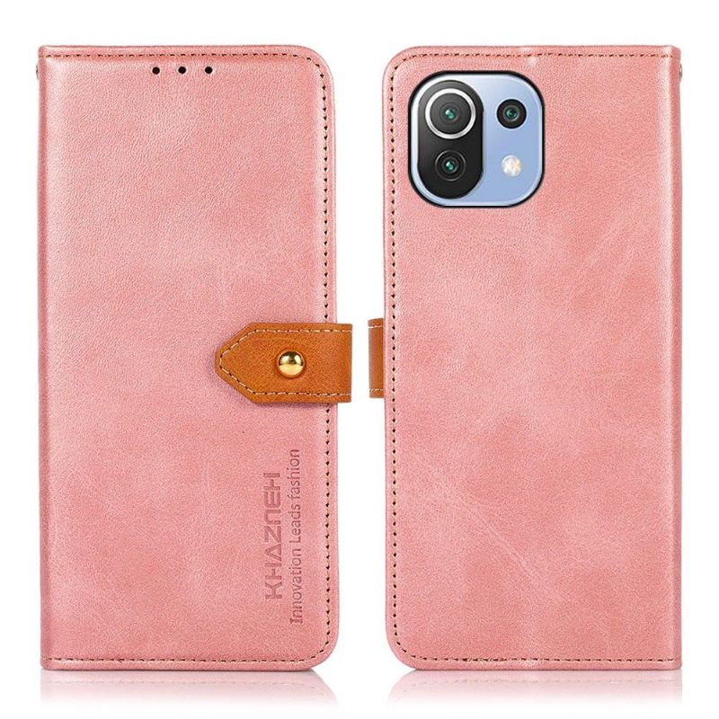 Flipové Pouzdro Na Xiaomi Mi 11 Lite 5G NE / Mi 11 Lite / Mi 11 Lite 5G Khazneh Bicolor Umělá Kůže