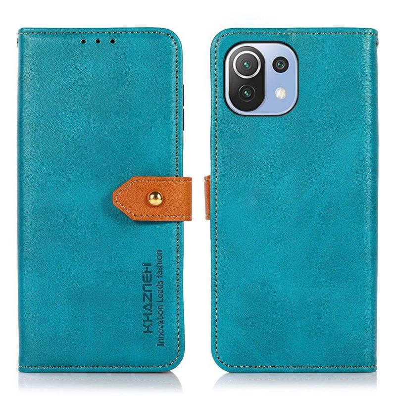 Flipové Pouzdro Na Xiaomi Mi 11 Lite 5G NE / Mi 11 Lite / Mi 11 Lite 5G Khazneh Bicolor Umělá Kůže