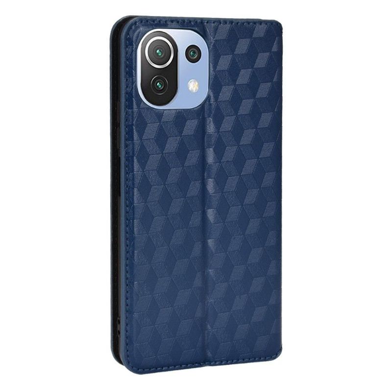 Flipové Pouzdro Na Xiaomi Mi 11 Lite 5G NE / Mi 11 Lite / Mi 11 Lite 5G Kožené Pouzdro Návrh Geometrie
