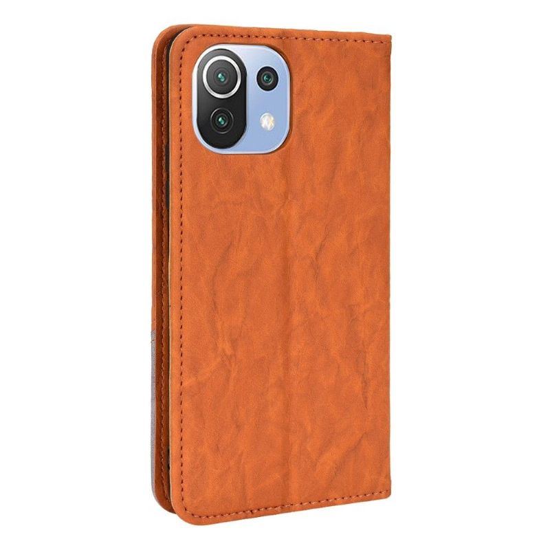 Flipové Pouzdro Na Xiaomi Mi 11 Lite 5G NE / Mi 11 Lite / Mi 11 Lite 5G Kožené Pouzdro Retro Umělá Kůže