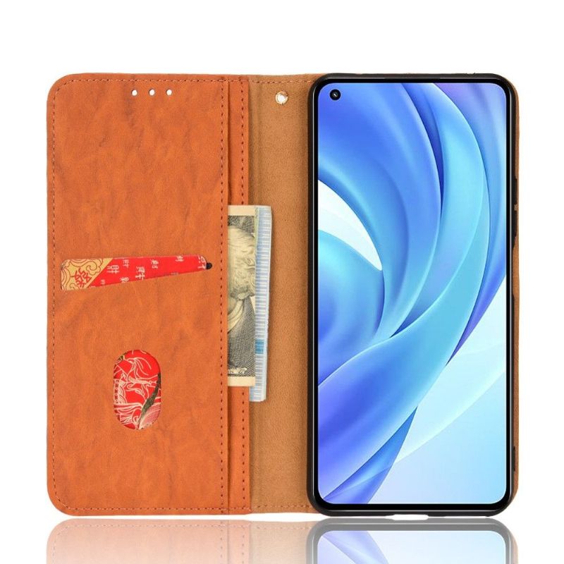 Flipové Pouzdro Na Xiaomi Mi 11 Lite 5G NE / Mi 11 Lite / Mi 11 Lite 5G Kožené Pouzdro Retro Umělá Kůže