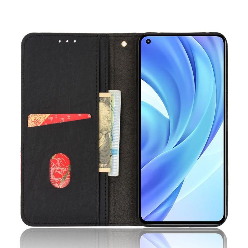 Flipové Pouzdro Na Xiaomi Mi 11 Lite 5G NE / Mi 11 Lite / Mi 11 Lite 5G Kožené Pouzdro Retro Umělá Kůže