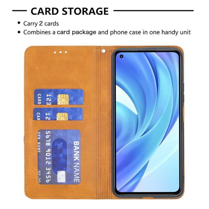 Flipové Pouzdro Na Xiaomi Mi 11 Lite 5G NE / Mi 11 Lite / Mi 11 Lite 5G Kožený Držák Na Karty Ve Stylu Célinia