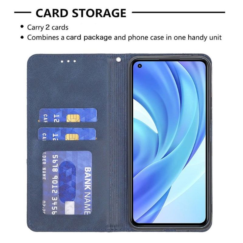Flipové Pouzdro Na Xiaomi Mi 11 Lite 5G NE / Mi 11 Lite / Mi 11 Lite 5G Kožený Držák Na Karty Ve Stylu Célinia