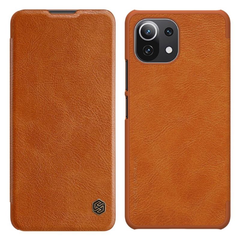 Flipové Pouzdro Na Xiaomi Mi 11 Lite 5G NE / Mi 11 Lite / Mi 11 Lite 5G Kožený Efekt Řady Qin