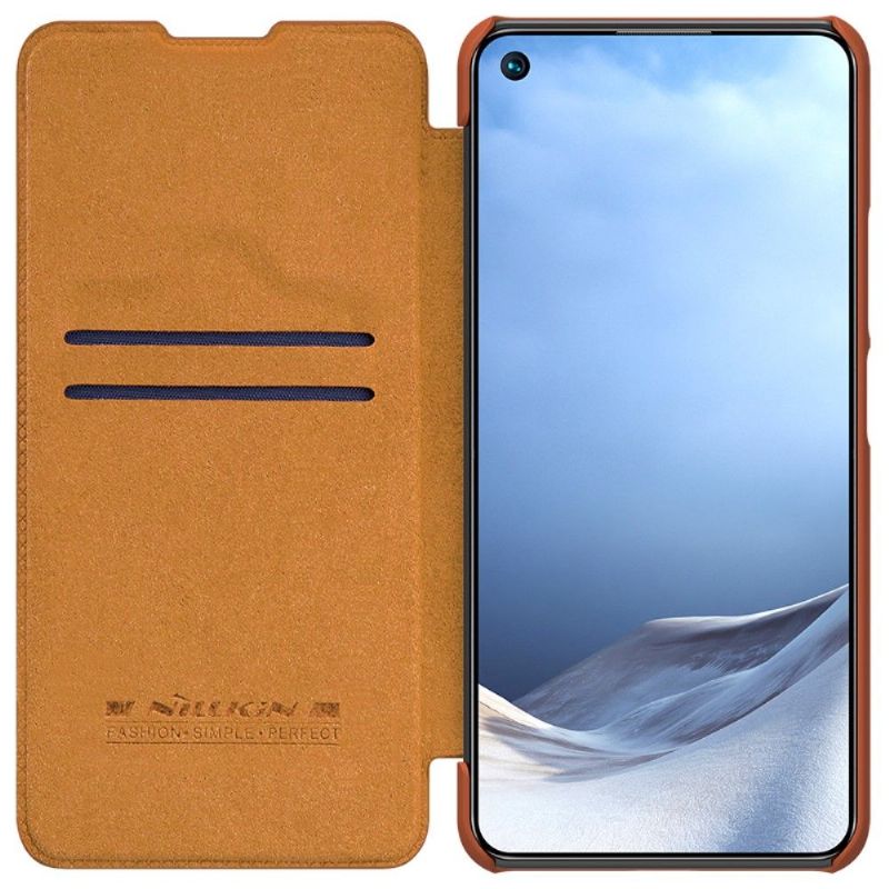 Flipové Pouzdro Na Xiaomi Mi 11 Lite 5G NE / Mi 11 Lite / Mi 11 Lite 5G Kožený Efekt Řady Qin
