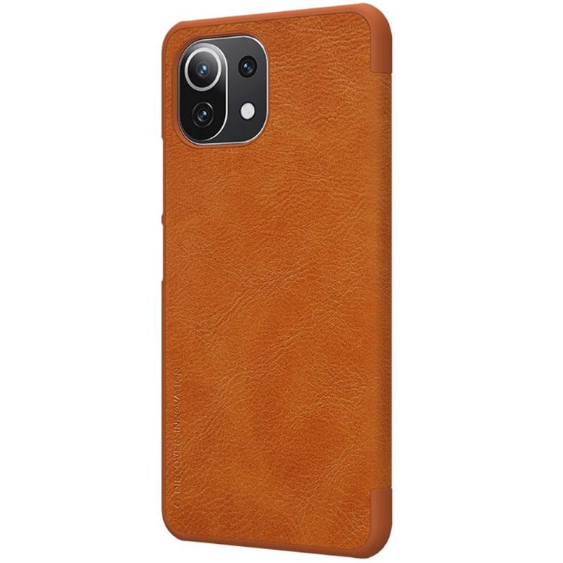 Flipové Pouzdro Na Xiaomi Mi 11 Lite 5G NE / Mi 11 Lite / Mi 11 Lite 5G Kožený Efekt Řady Qin