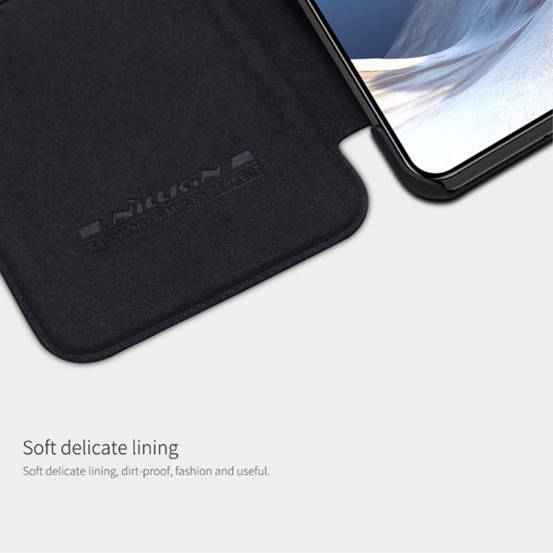 Flipové Pouzdro Na Xiaomi Mi 11 Lite 5G NE / Mi 11 Lite / Mi 11 Lite 5G Kožený Efekt Řady Qin