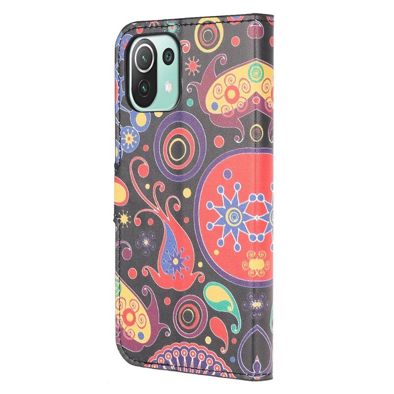 Flipové Pouzdro Na Xiaomi Mi 11 Lite 5G NE / Mi 11 Lite / Mi 11 Lite 5G Paisley Flower