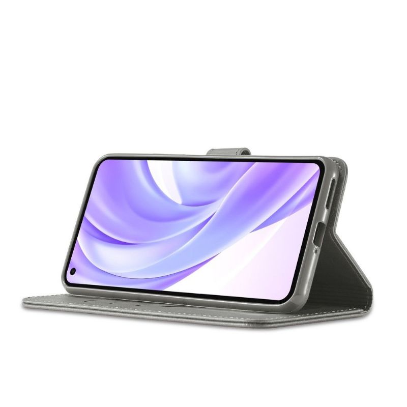 Kožené Pouzdro Folio Na Xiaomi Mi 11 Lite 5G NE / Mi 11 Lite / Mi 11 Lite 5G Flipové Pouzdro Kožený Efekt Lc.imeeke