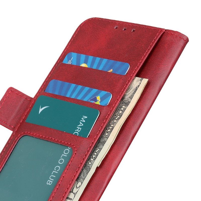 Kožené Pouzdro Folio Na Xiaomi Mi 11 Lite 5G NE / Mi 11 Lite / Mi 11 Lite 5G Peněženkové Pouzdro Matný Kožený Kryt