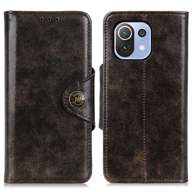 Kožené Pouzdro Na Xiaomi Mi 11 Lite 5G NE / Mi 11 Lite / Mi 11 Lite 5G Khazneh Design Essential