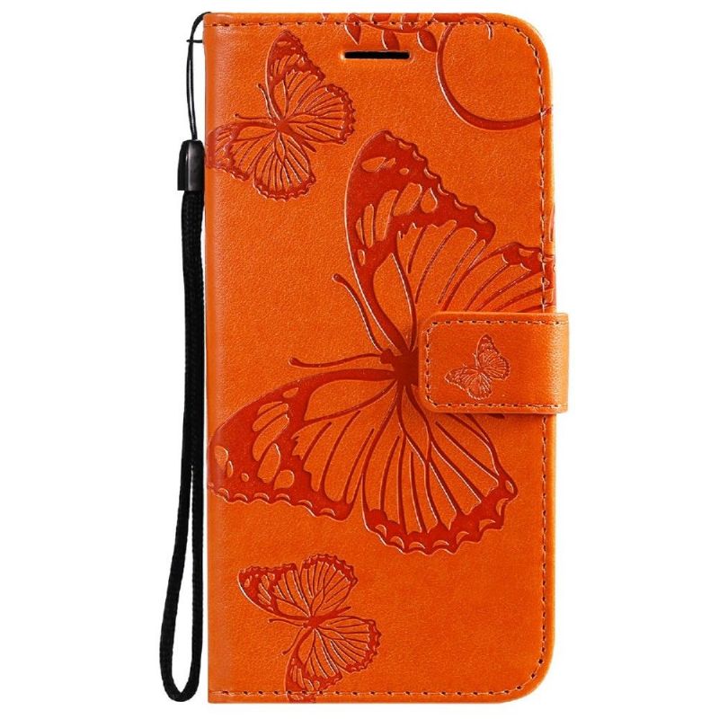 Kožené Pouzdro Na Xiaomi Mi 11 Lite 5G NE / Mi 11 Lite / Mi 11 Lite 5G Motýli Podpůrných Funkcí