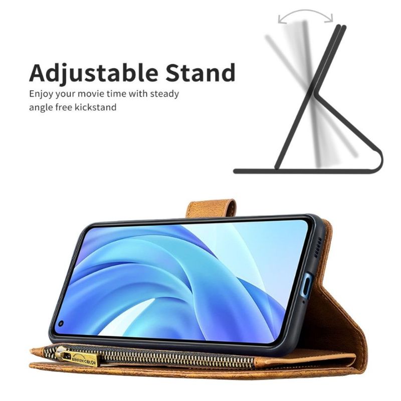 Kožené Pouzdro Na Xiaomi Mi 11 Lite 5G NE / Mi 11 Lite / Mi 11 Lite 5G Peněženkové Pouzdro Létající Motýl