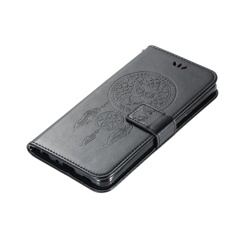 Kožené Pouzdro Na Xiaomi Mi 11 Lite 5G NE / Mi 11 Lite / Mi 11 Lite 5G Sova Lapač Snů