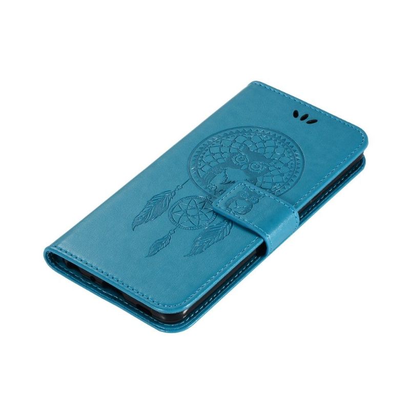 Kožené Pouzdro Na Xiaomi Mi 11 Lite 5G NE / Mi 11 Lite / Mi 11 Lite 5G Sova Lapač Snů