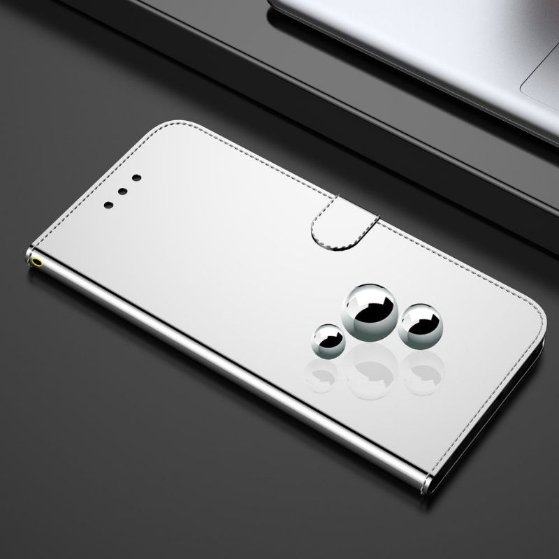 Kožené Pouzdro Na Xiaomi Mi 11 Lite 5G NE / Mi 11 Lite / Mi 11 Lite 5G Zrcadlový Efekt Z Umělé Kůže