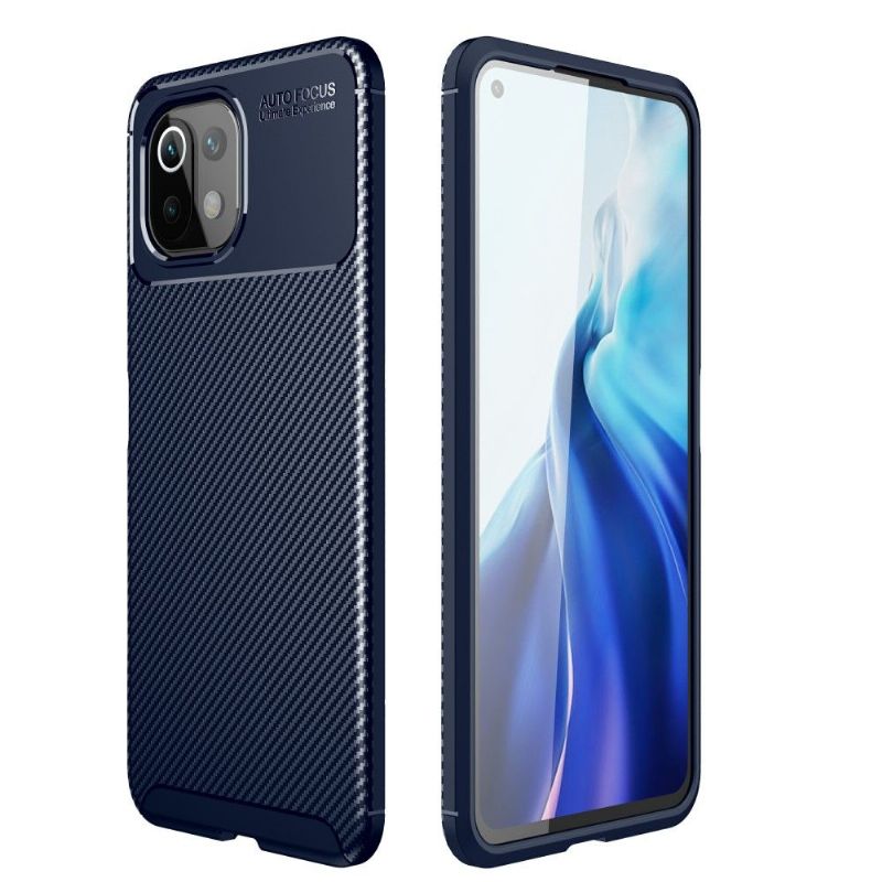 Kryt Na Xiaomi Mi 11 Lite 5G NE / Mi 11 Lite / Mi 11 Lite 5G Kvalitní Karbonový Silikon