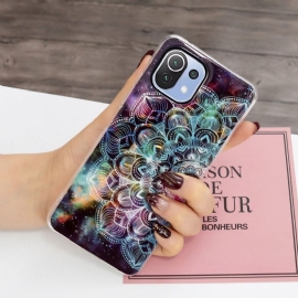 Kryt Na Xiaomi Mi 11 Lite 5G NE / Mi 11 Lite / Mi 11 Lite 5G Svítící Barevná Mandala