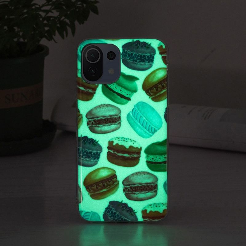 Kryty Na Mobil Na Xiaomi Mi 11 Lite 5G NE / Mi 11 Lite / Mi 11 Lite 5G Fluorescenční Makronky