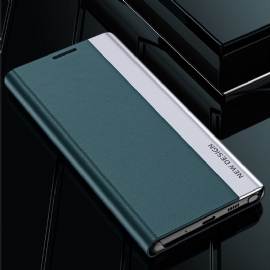 Pouzdra Na Xiaomi Mi 11 Lite 5G NE / Mi 11 Lite / Mi 11 Lite 5G Obchodní Magnet S Koženým Efektem