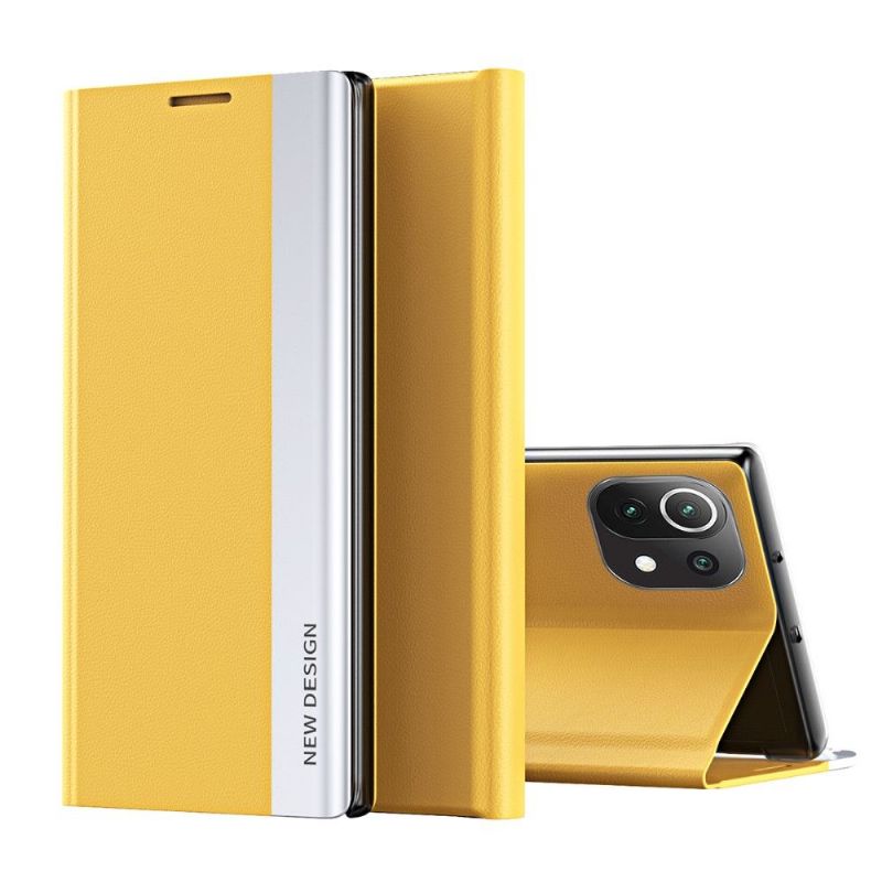 Pouzdra Na Xiaomi Mi 11 Lite 5G NE / Mi 11 Lite / Mi 11 Lite 5G Obchodní Magnet S Koženým Efektem