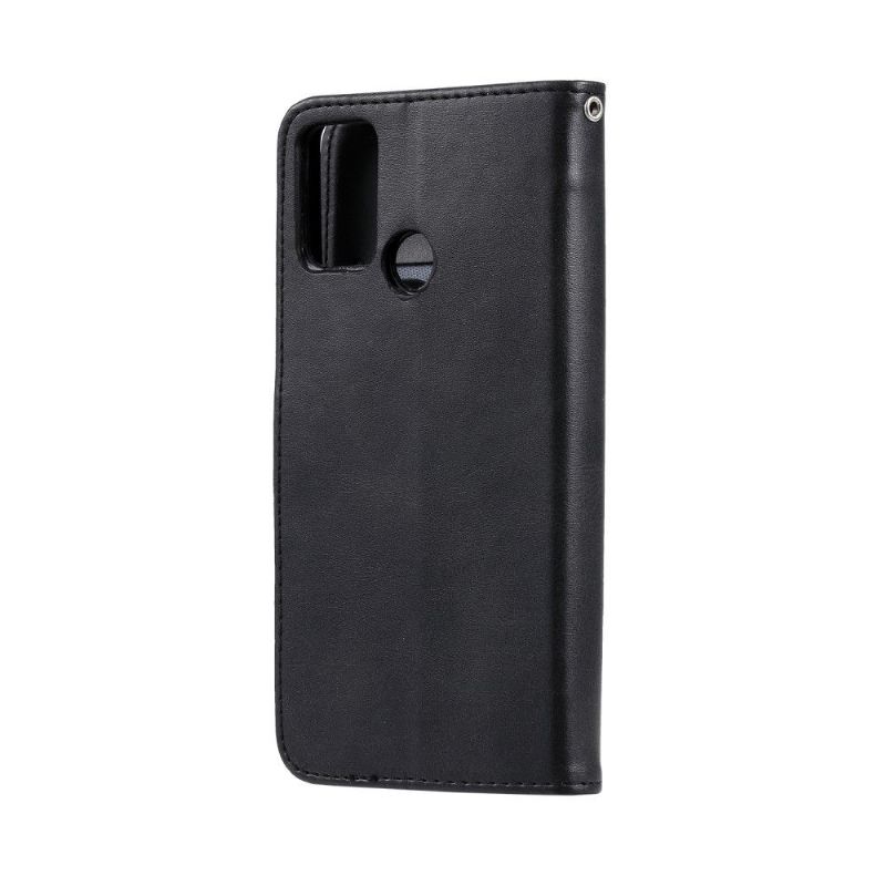 Flipové Pouzdro Na Honor 9A Funkce Podpory Kapsy Na Zip