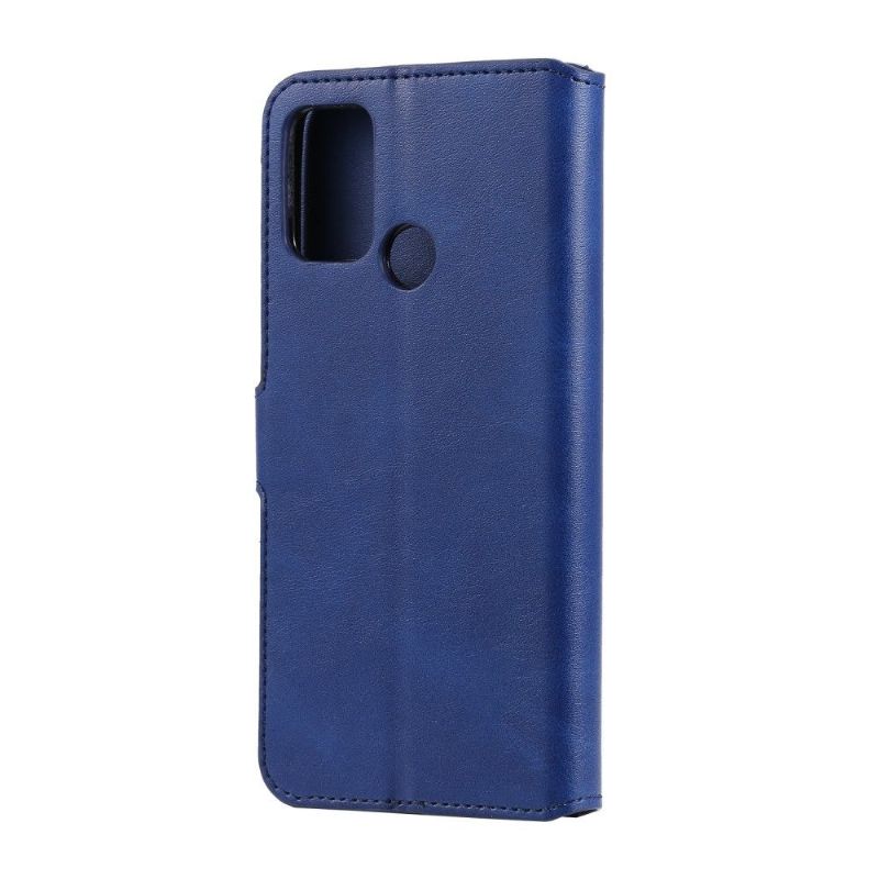 Flipové Pouzdro Na Honor 9A Klasický Kožený Držák Karet S Efekty