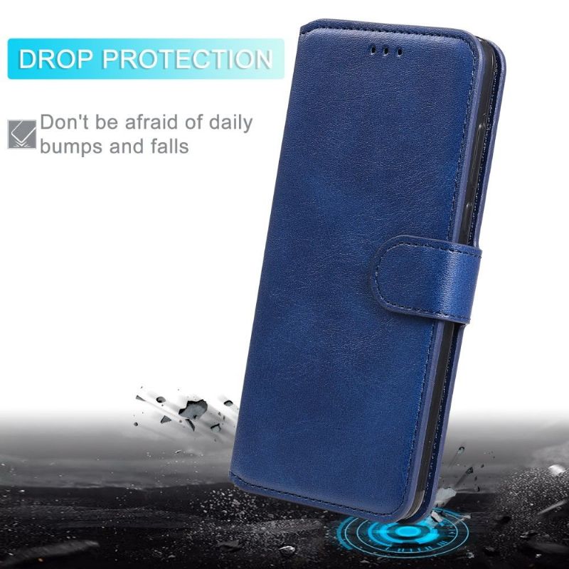 Flipové Pouzdro Na Honor 9A Klasický Kožený Držák Karet S Efekty