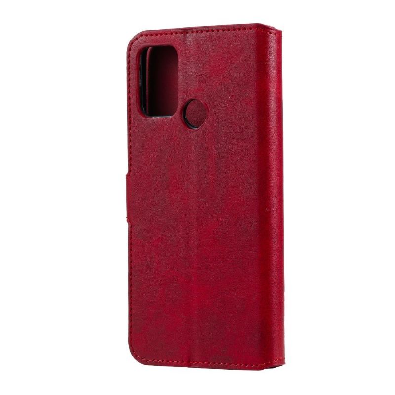 Flipové Pouzdro Na Honor 9A Klasický Kožený Držák Karet S Efekty