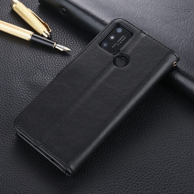 Flipové Pouzdro Na Honor 9A Retro Kožený Efekt Azns