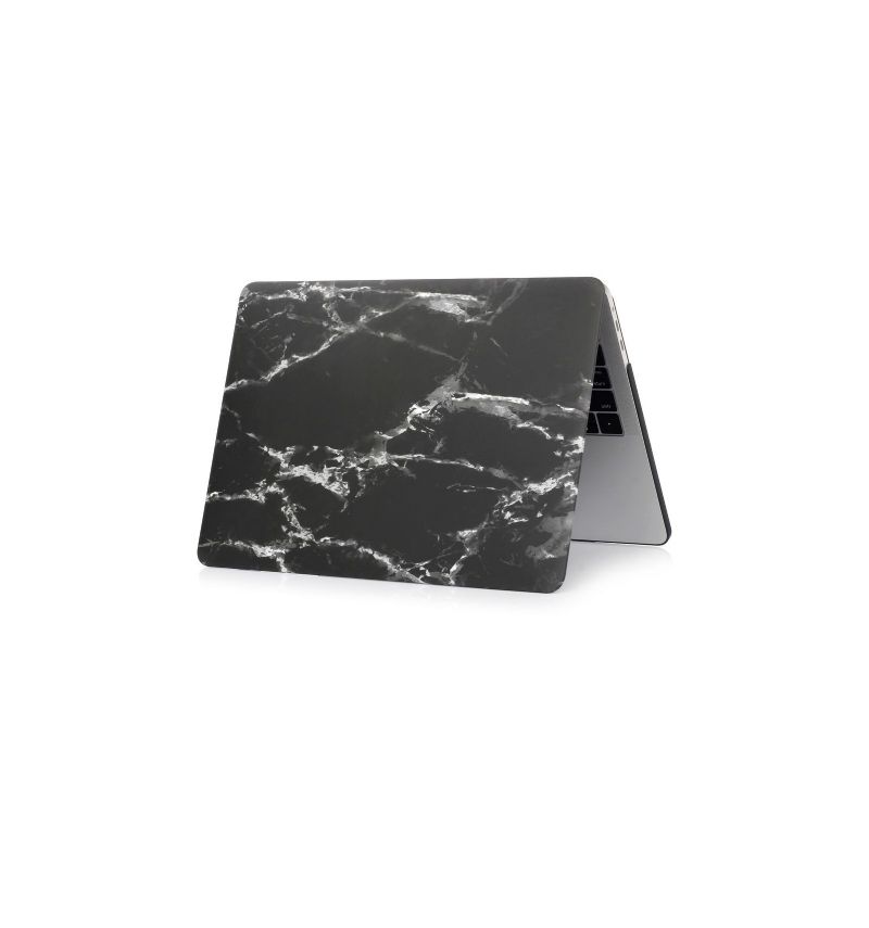 Macbook Air 13Palcový 2018 – Mramorový Potisk – Černá/Bílá