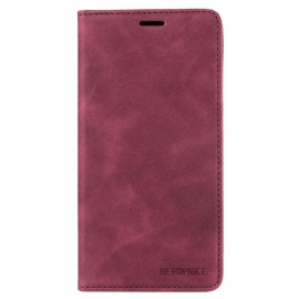 Kožené Pouzdro Folio Na Realme 12 Pro / 12 Pro Plus Blokovací Peněženka Betopnice Rfid
