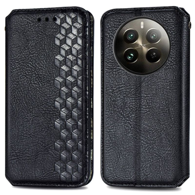 Kožené Pouzdro Folio Realme 12 Pro / 12 Pro Plus Vintage Frieze