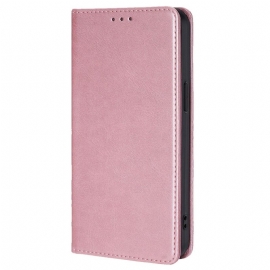 Kožené Pouzdro Realme 12 Pro / 12 Pro Plus Kožený Efekt