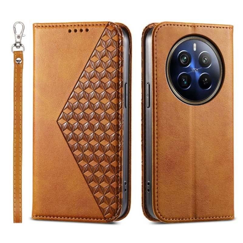 Kožené Pouzdro Realme 12 Pro / 12 Pro Plus Kryty Na Mobil Stylizované