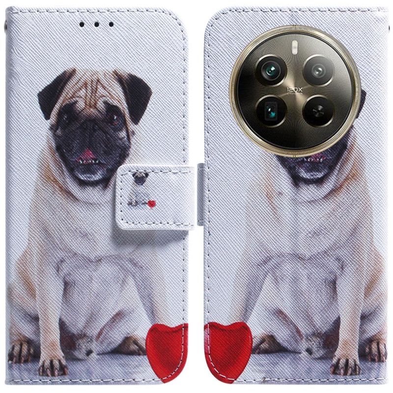 Kožený Kryt Realme 12 Pro / 12 Pro Plus Mops Pes