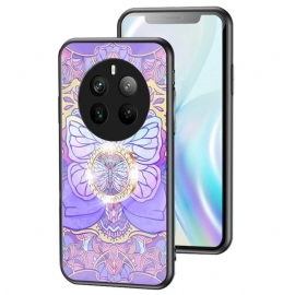Kryt Na Realme 12 Pro / 12 Pro Plus Kruhová Podpěra Z Tvrzeného Skla Butterfly Series